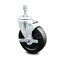 Service Caster 5 Inch Hard Rubber Wheel Swivel 3/8 Inch Threaded Stem Caster with Brake SCC SCC-TS20S514-HRS-TLB-381615 - alternate 1